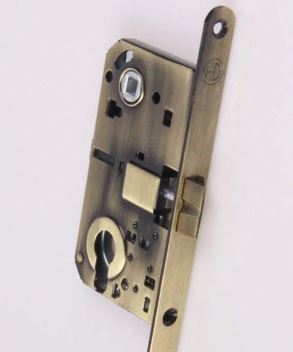 Замок дверной под цилиндр HANDLE DESIGN 8000С BR бронза