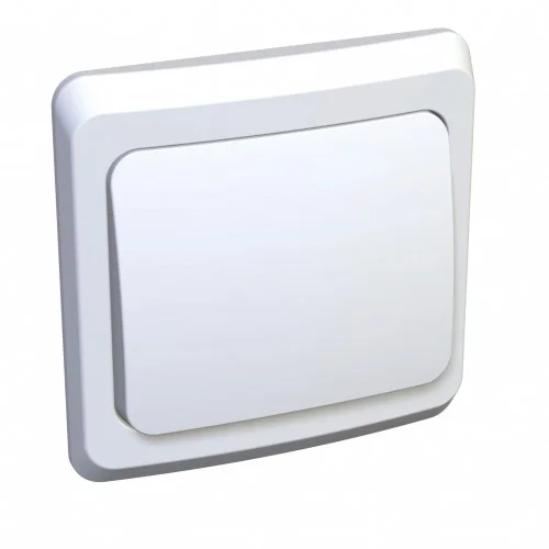 Выключатель одноклавишный СП Этюд 10А бел. SE ВС10-001В Systeme Electric