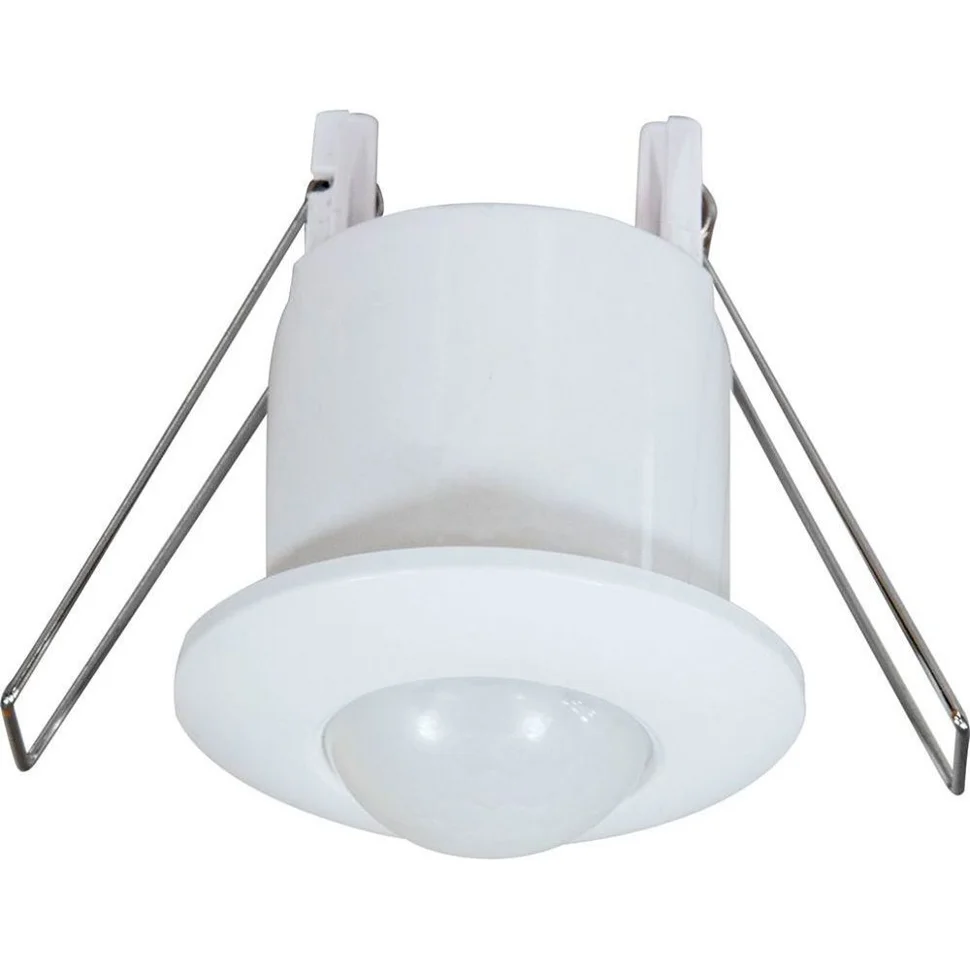 Датчик движения и освещенности Feron 500W 6m 360° белый, SEN50