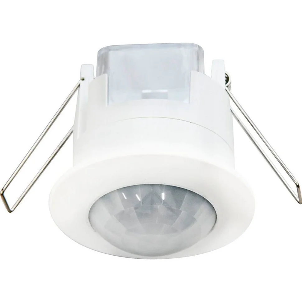 Датчик движения и освещенности Feron 230V 1200W 6m 360° белый, SEN86
