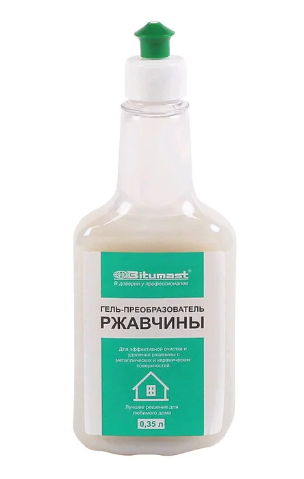 Преобразователь ржавчины гель "BITUMAST" 0,35 л