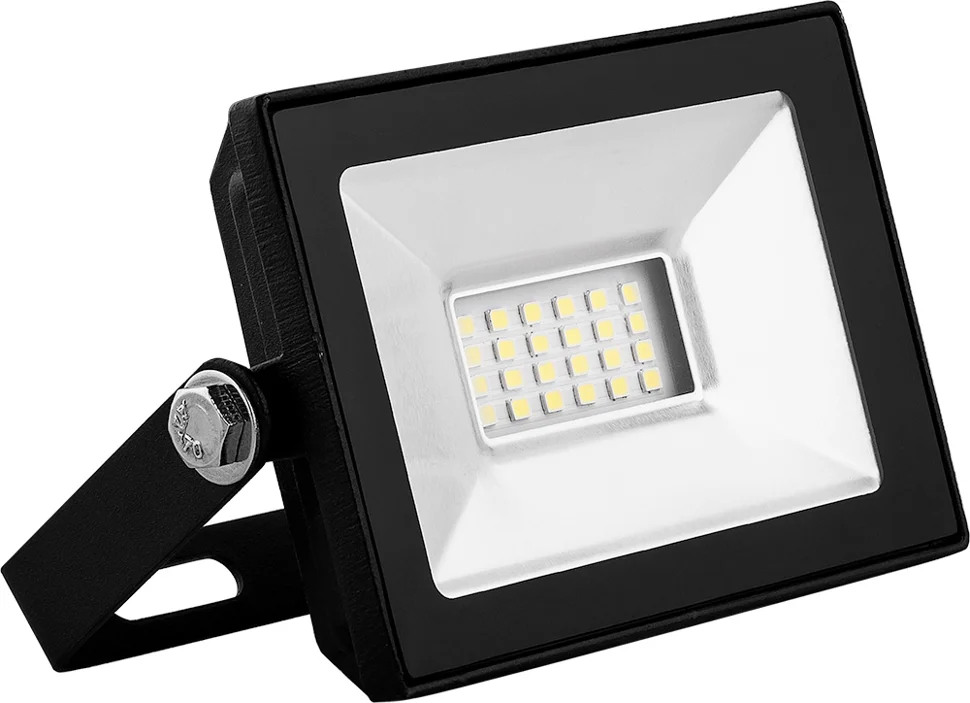 Прожектор светодиодный 10W 4000K 230V IP65 900Лм 85х58х29мм черный Китай SAFFIT, SFL90-10