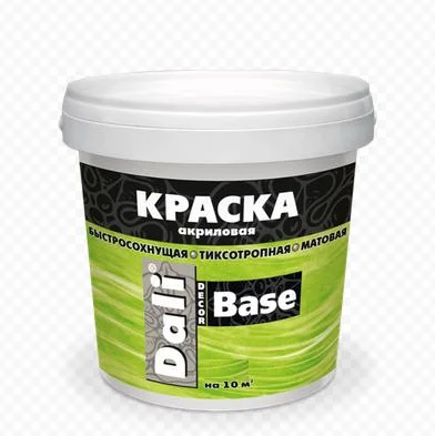 Краска для декоративных покрытий базовая Dali-Decor Base База А (белая), 5л