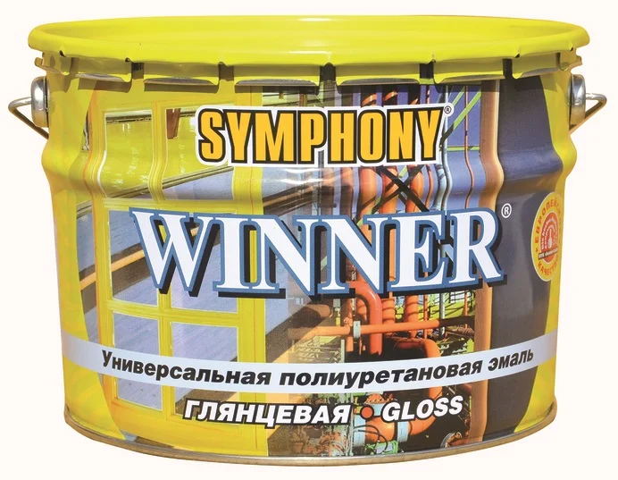 Эмаль SYMPHONY виннер А полиуретановая глянцевая 9л