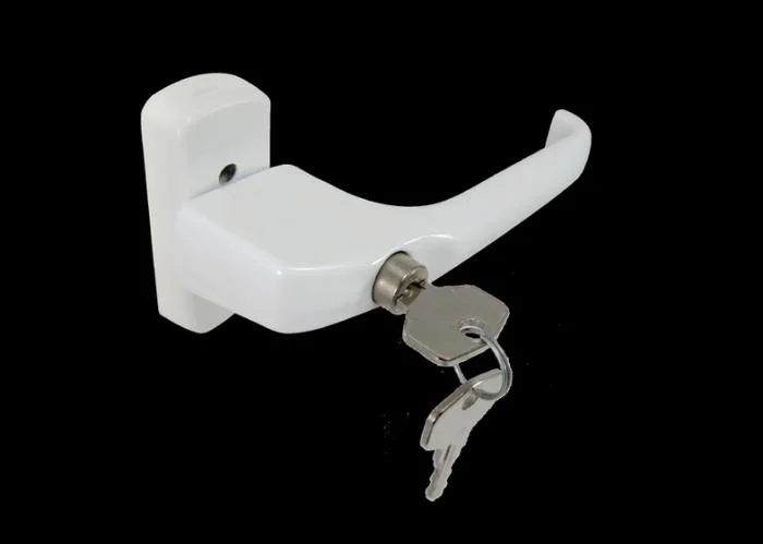 Ручка оконная SC 35(37)мм белая(9016) с ключом