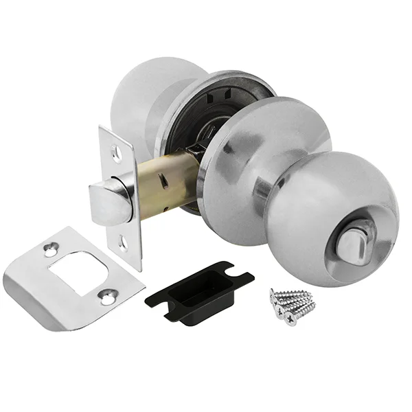 Ручка-защелка фиксатор Ajax (Аякс) DK682 CP-BK (6082 CP-B) хром