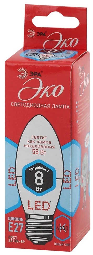 Лампа светодиодная 3Вт G4 12В 4000K 240Лм (белый) ЭРА JC-3W-12V-840-G4
