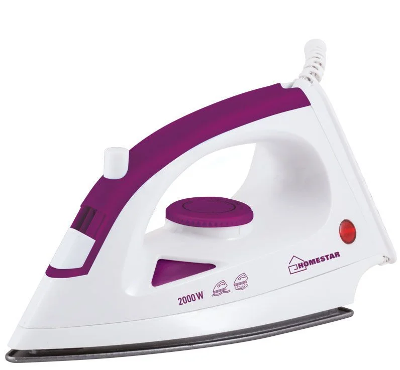 Утюг HOMESTAR HS-4001 белый (2000Вт, пар, тефлоновая подошва)*