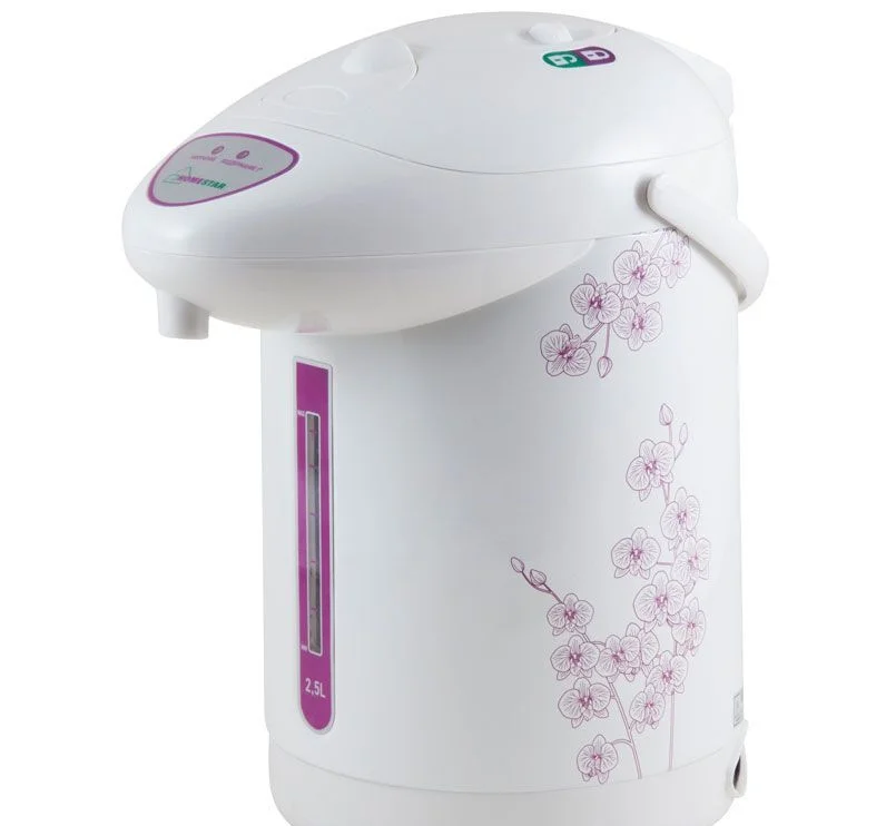 Термопот HOMESTAR HS-5001 2,5 л, рисунок, фиолетовые цветы*