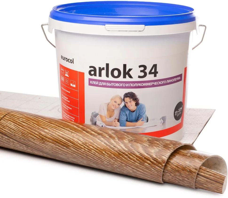 Клей для бытового и полукоммерческого линолеума Arlok 34 14кг