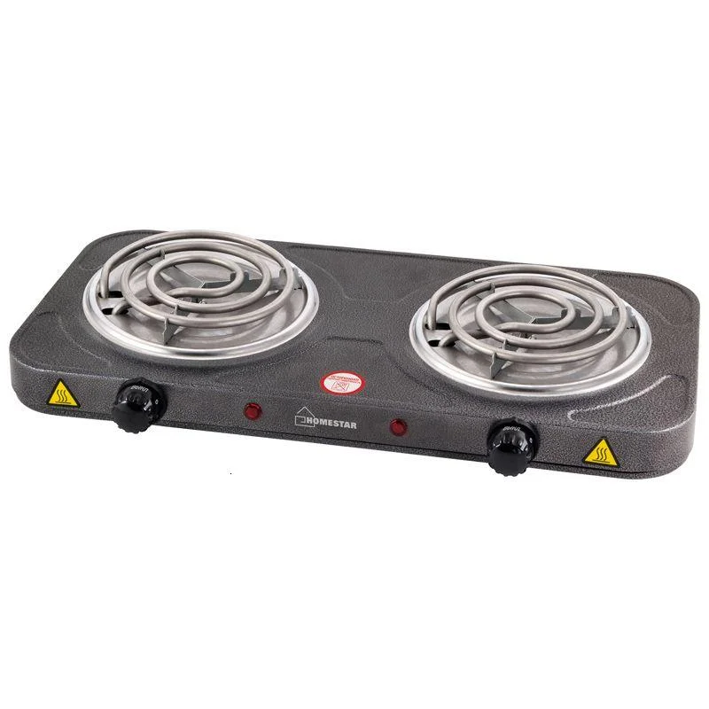 Плитка электрическая 2 конфорочная HOMESTAR HS-1105, ТЭН