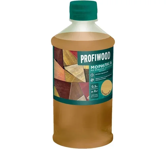 Морилка водная PROFIWOOD светлый дуб 0,5 л
