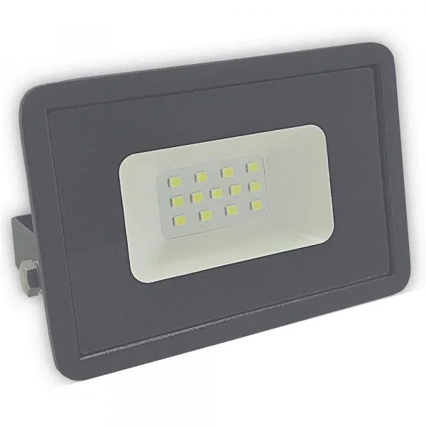 Прожектор светодиодный 10W 4000К 220V IP65 850Лм 104х92х24мм серый Китай СДО Фарлайт