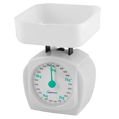 Весы кухонные механические 5 кг HOMESTAR HS-3005М белый