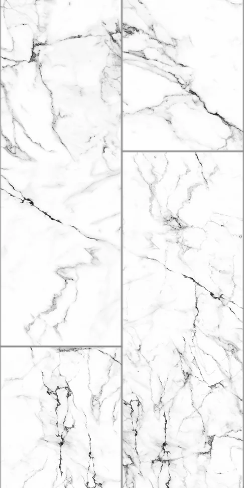 Панель ПВХ 0,25*2,7м фотопечать 8216 Снежный мрамор (Snow Streaks) 8мм С