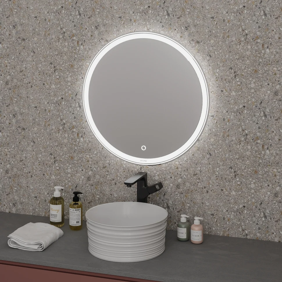 Зеркало GROSSMAN SENTO D700 LED 70х70 с сенсорным выключателем