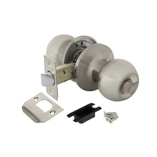 Ручка-защелка фиксатор Ajax (Аякс) DK682 SN-BK (6082 SN-B) матовый никель(39537)