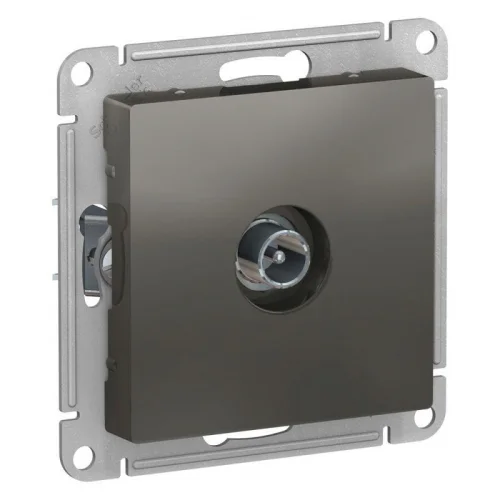 Механизм розетки TV оконечной AtlasDesign 1DB сталь Systeme Electric ATN000991