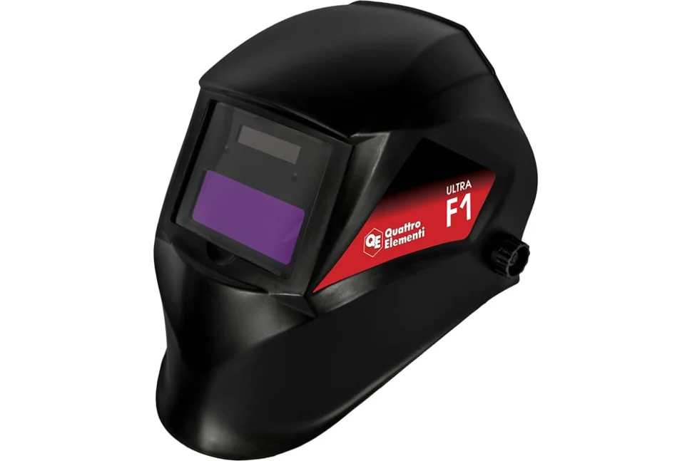Маска сварочная QUATTRO ELEMENTI ULTRA F1 "Хамелеон" (90 x 35 mm, DIN 11, без рег) Коробка