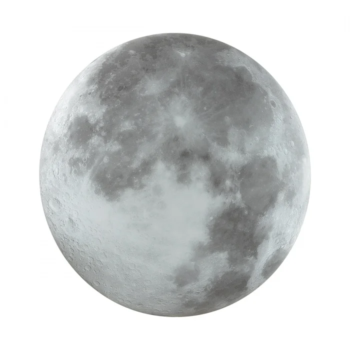 Светильник 3084/DLN PALE SN 014 пластик/белый/серый LED 48Вт без ДУ 4000К D380 IP43 MOON*