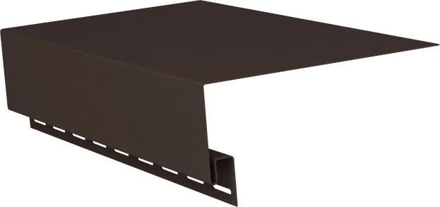 Околооконная планка коричневая, 76х139 , L=3,0м, акрил