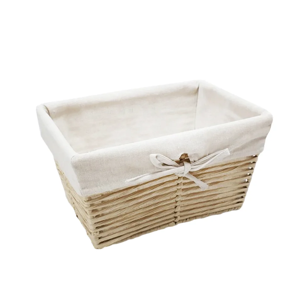Корзина стеллажная трапеция "Paper", Д360 Ш270 В180, бежевый
