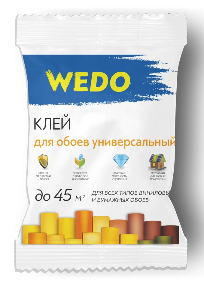 Клей обойный WEDO U180 универсальный 180гр (до 45кв.м.)