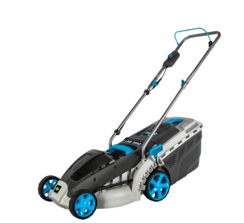 Газонокосилка аккумуляторная DDE BlueTech LMB 3840 (ширина 38 см, высота 25 - 75 мм, сборник, без ЗУ и АКБ)