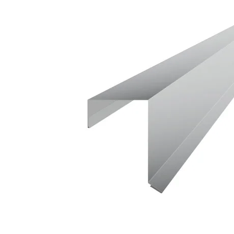 Планка торцевая кровельная для фальца Zn 0,45мм, длина 2 метра, Stynergy