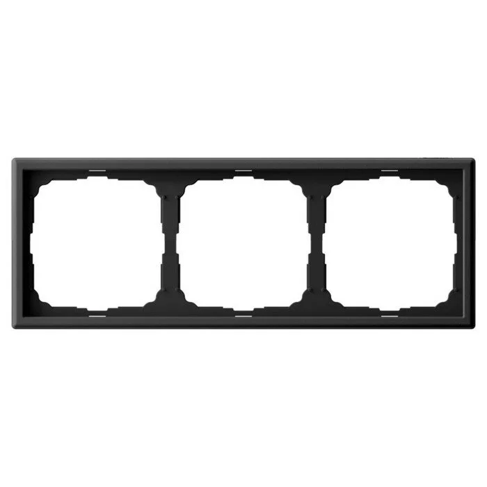 Рамка трехместная ArtGallery универсальная карбон SE GAL001003