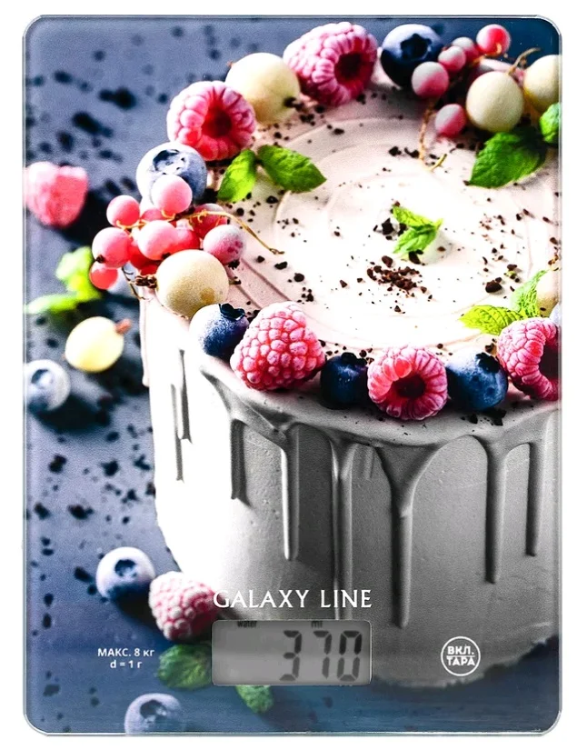 Весы кухонные электронные 8 кг Galaxy LINE GL 2820