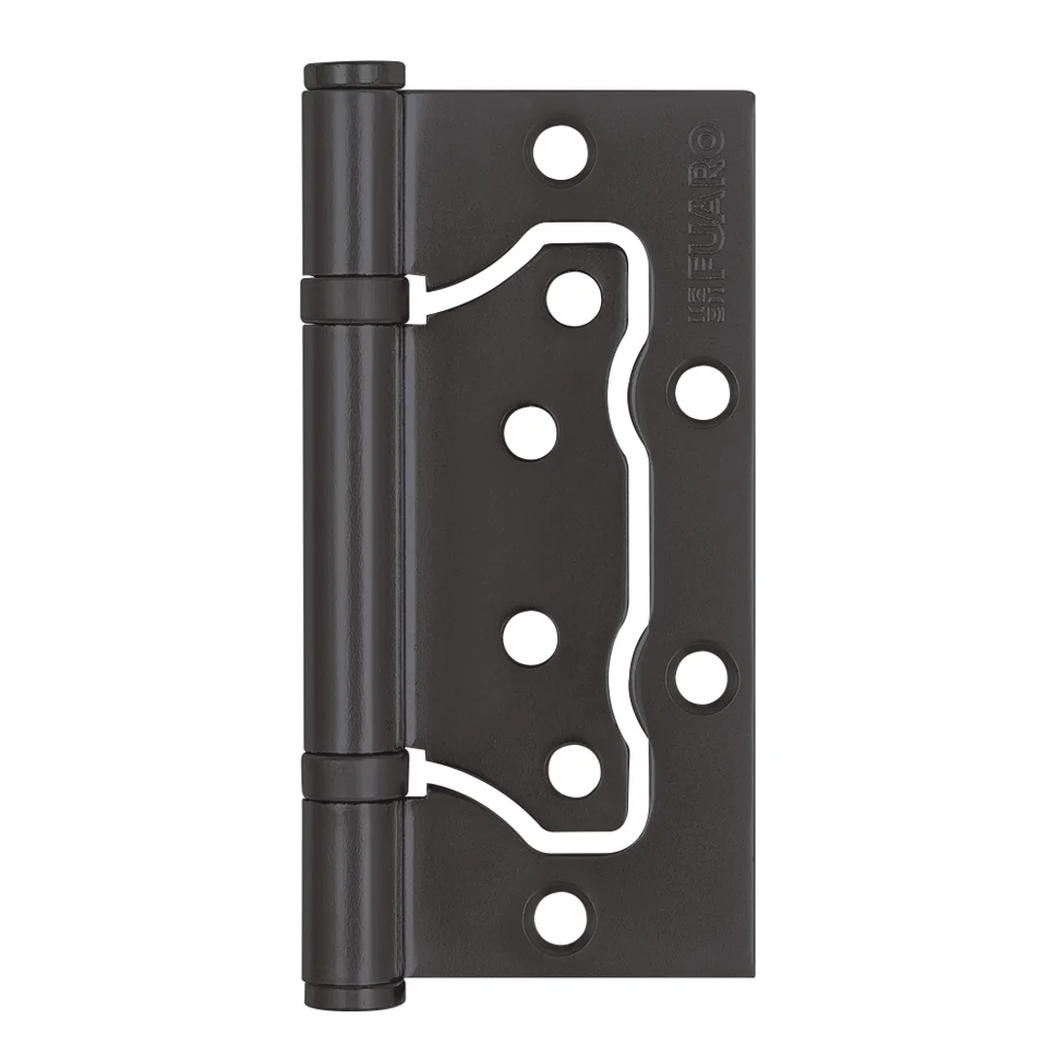 Петля накладная "БАБОЧКА" Fuaro (Фуаро) IN4500W-BL GR (500-2BB/BL 100x2,5) графит (2шт.)