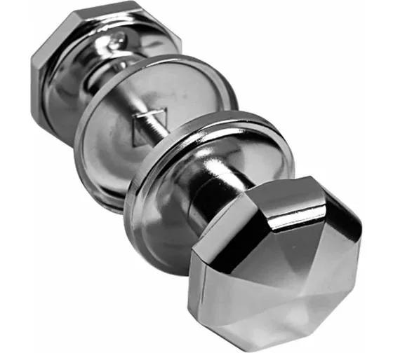 Ручка-кнопка PALIDORE RV-01 PC, хром блестящий