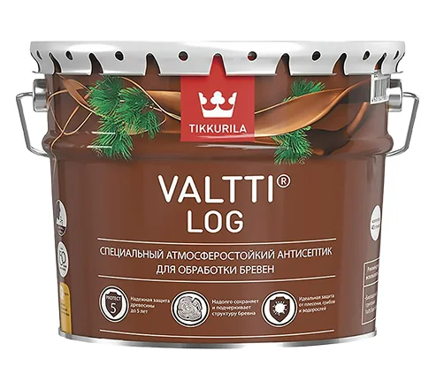 Антисептик лессирующий Tikkivala VALTTI LOG 9л орегон