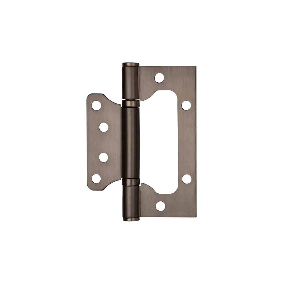 Петля накладная "БАБОЧКА" Ajax (Аякс) IN4000W GR 100/P-2B 100x2,3 графит (2шт.)
