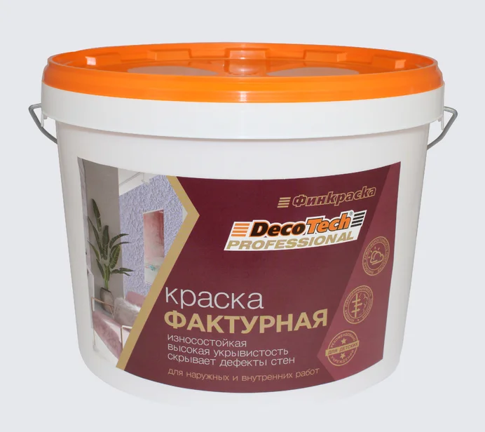 Краска фактурная DecoTech 18 кг