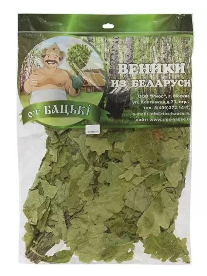 Веник дубовый TM ”Бацькина баня” (в упак.)