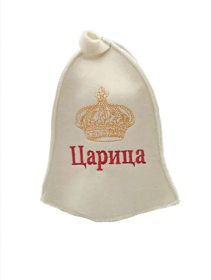Шапка для бани "Царица" TM ”Бацькина баня"