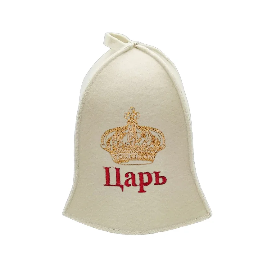 Шапка для бани "Царь" TM ”Бацькина баня"