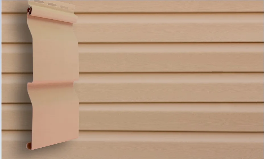 Сайдинг виниловый GL "Корабельный брус" Color Plus персиковый 0,203х3,66м S=0,7429м2