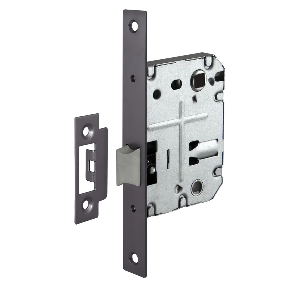 Защелка сантехническая с пластиковым язычком AJAX LP72-50 GR графит