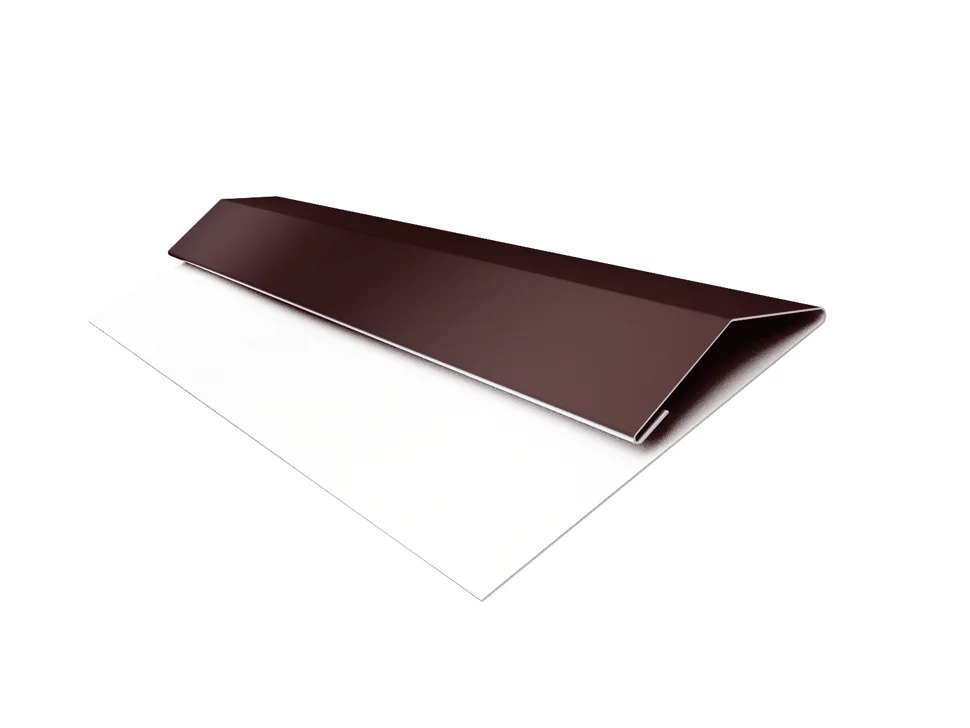 Планка стартово-финишная ЭкоБрус (GL) PE RAL** 0.45мм, 3м.п.