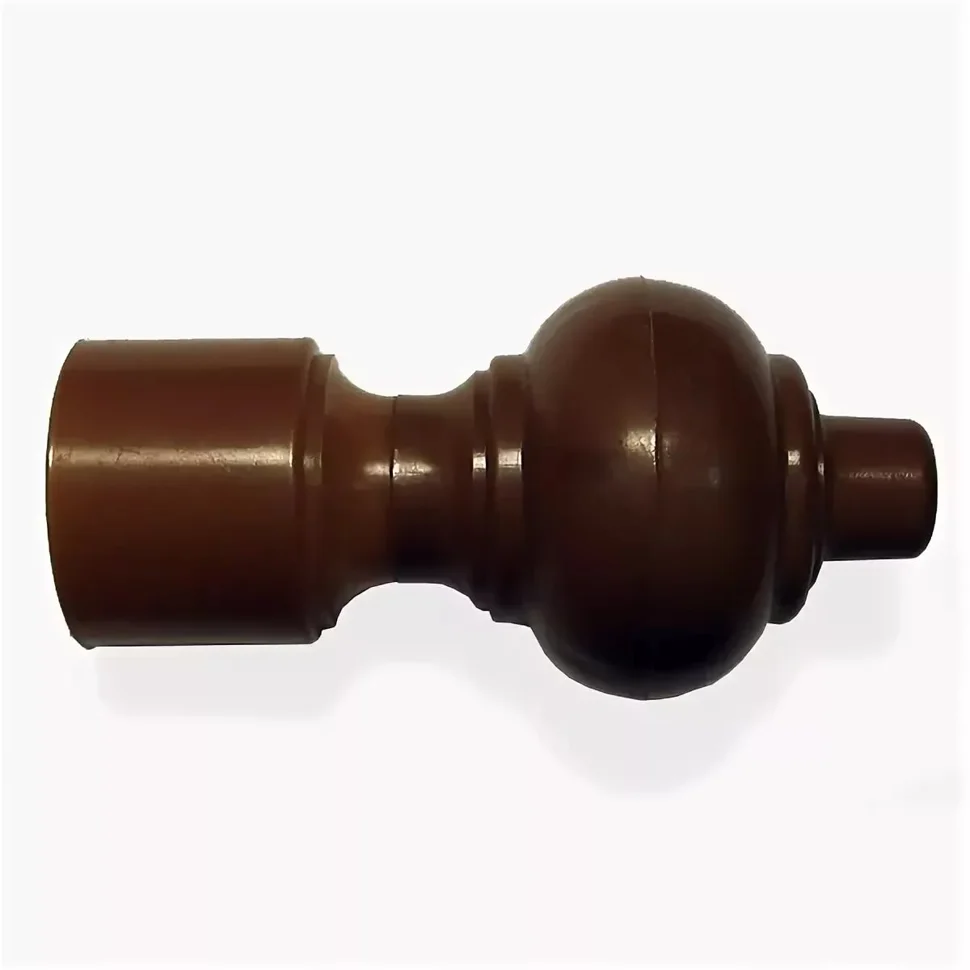Наконечник для трубы Кантри орех (пластик), 2шт