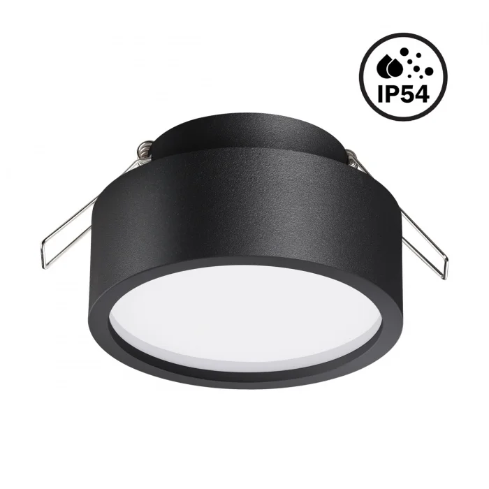 Светильник 358904 SPOT NT21 черный влагозащищенный IP54 LED 4000K 10W 220V MAY