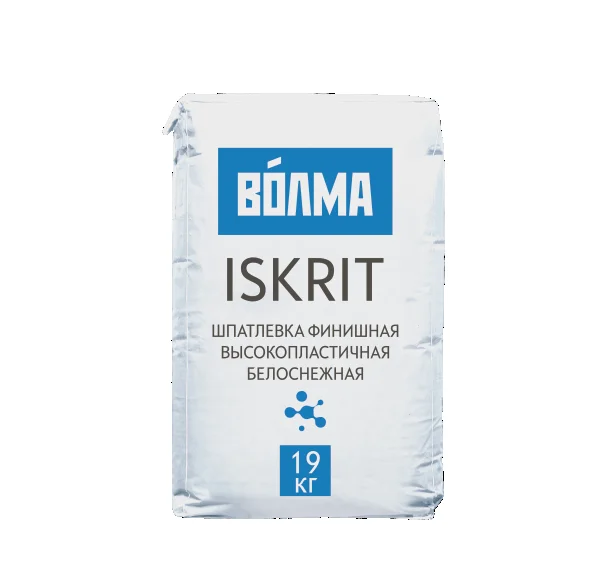 Шпаклевка полимерная ВОЛМА ISKRIT финишная 19 кг