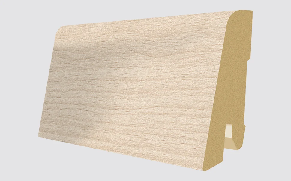 Плинтус ламинированный EGGER L132 Дуб Бруклин белый EPL095 60*17*2400мм