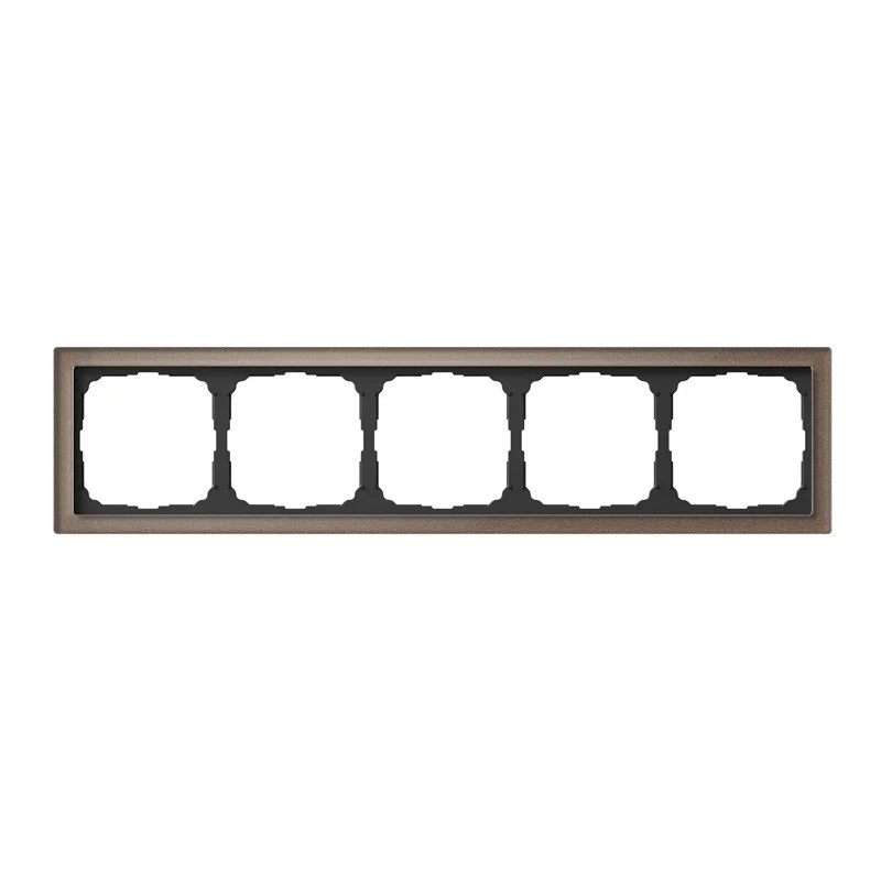 Рамка пятиместная ArtGallery Pure органическое стекло мокко SE GAL320605