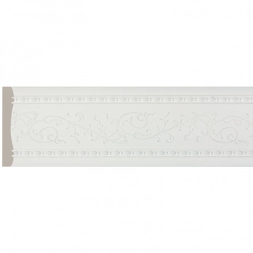 Багет интерьерный COSCA, "Скандинавия", молдинг 80, "Белый матовый", арт.184-16