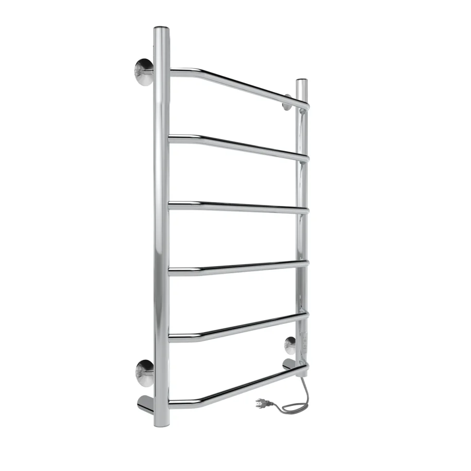 Полотенцесушитель INDIGO Roof Lux б/п (electro) 80/50 (таймер, скр.монтаж, унив.подкл.R/L), полированный