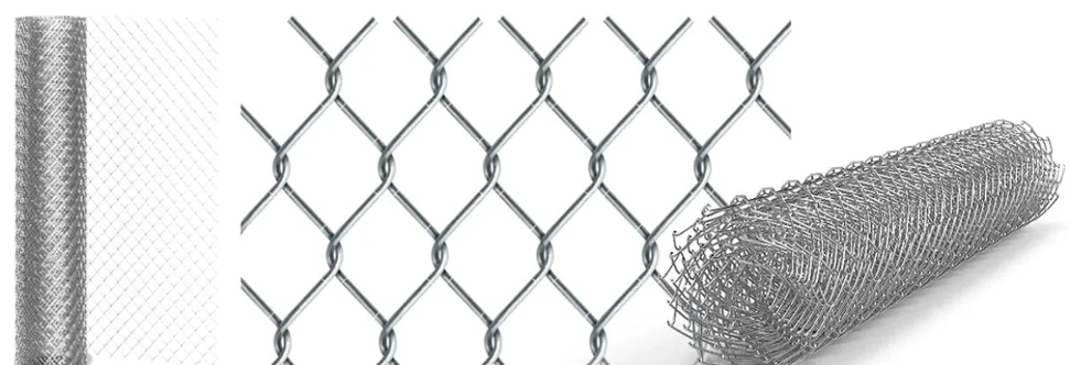 Сетка плетёная Рабица оцинкованная 1,5 мм 55х55 мм (рулон 1х10 м) ТУ